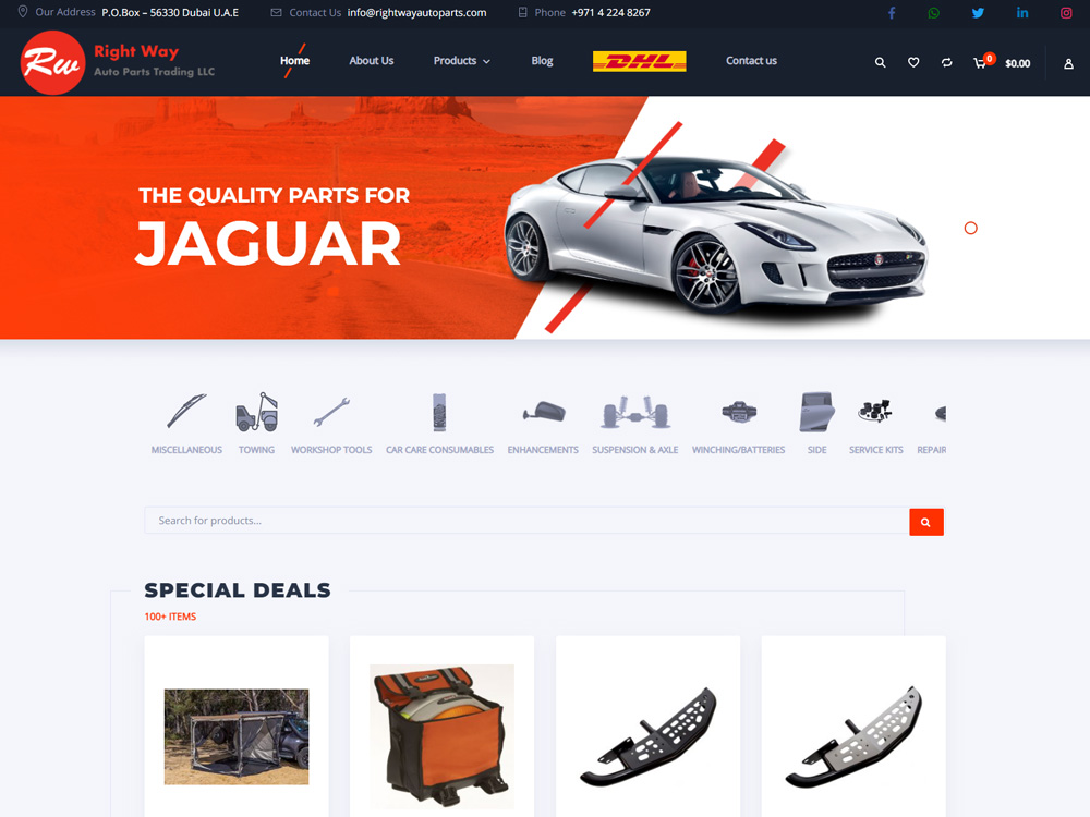 Rightwayautoparts Auto Parts Website