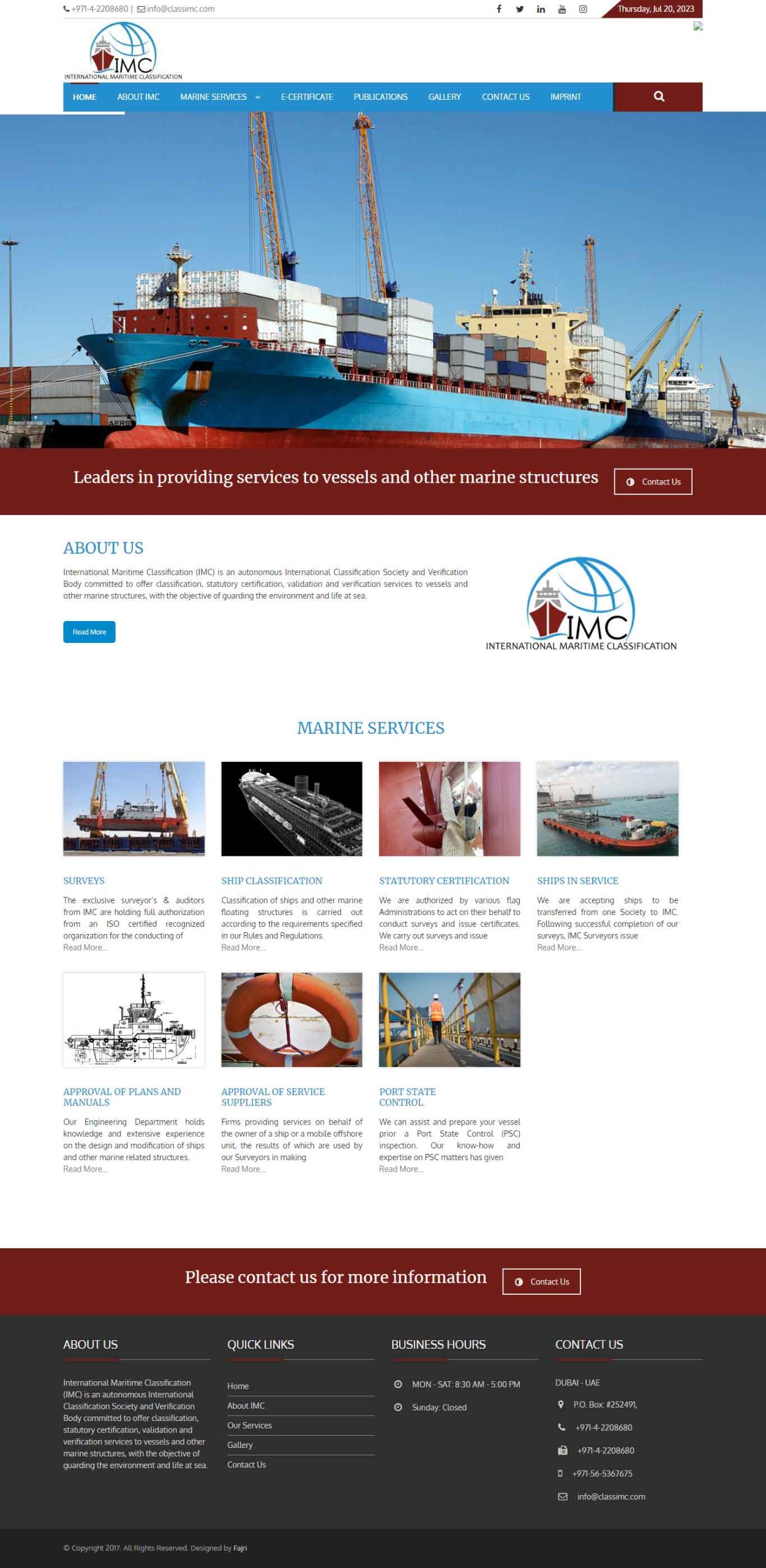 International Maritime Classification