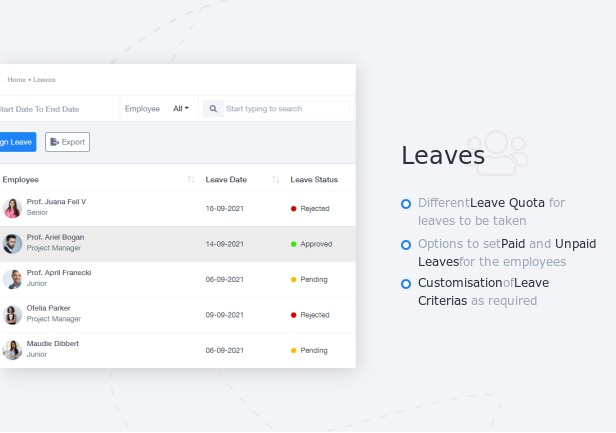 CRM Software-Leaves