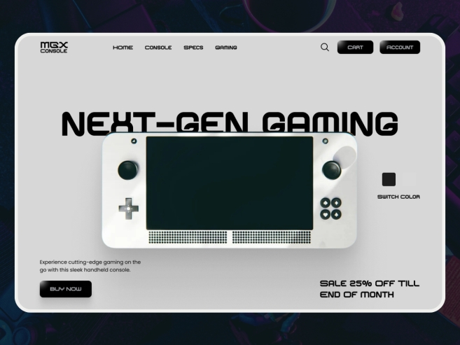 Creative E-commerce web design